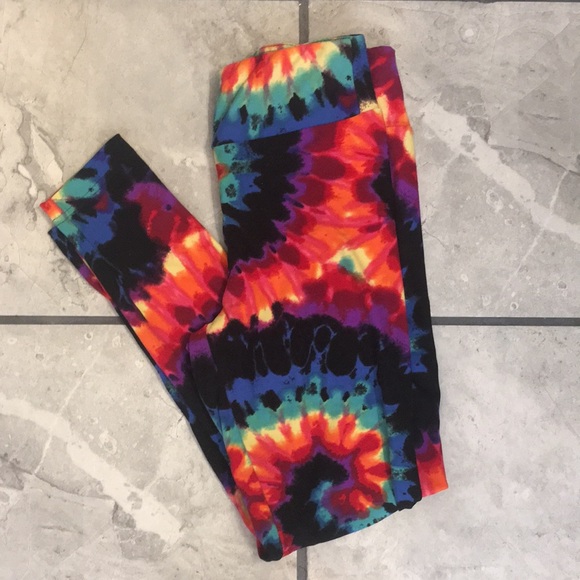 💥Super fun Tie-dye leggings, size medium - Picture 2 of 3